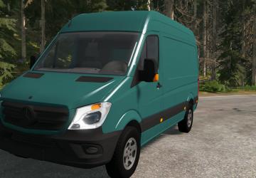 Мод Mercedes-Benz Sprinter версия 1.0 для BeamNG.drive (v0.21)