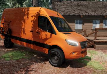 Мод Mercedes-Benz Sprinter (W907-W910) (2018-2022) v1.0 для BeamNG.drive (v0.29.x)