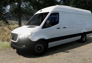 Мод Mercedes-Benz Sprinter (W907-W910) (2018-2022) v3.0 для BeamNG.drive (v0.32.x)