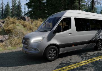 Мод Mercedes-Benz Sprinter (W907-W910) (2018-2022) v3.0 для BeamNG.drive (v0.32.x)