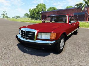 Мод Mercedes-Benz W126 версия 1.1 для BeamNG.drive (v0.21)