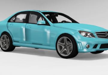 Мод Mercedes-Benz W204 версия 1.0 для BeamNG.drive (v0.23)