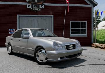 Мод Mercedes-Benz W210 версия 3.0 для BeamNG.drive (v0.29.x)