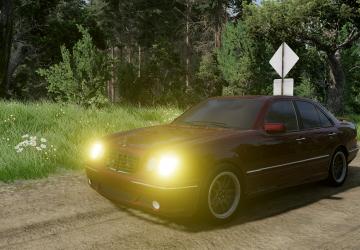 Мод Mercedes-Benz W210 версия 3.0 для BeamNG.drive (v0.29.x)