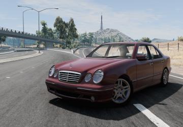 Мод Mercedes-Benz W210 Restyling версия 1.0 для BeamNG.drive (v0.29.x)