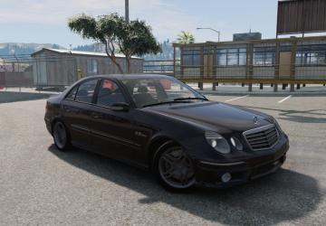 Мод Mercedes-Benz W211 версия 1.1 для BeamNG.drive (v0.27)