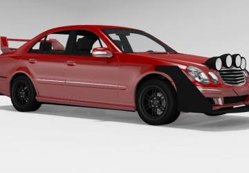 Мод Mercedes-Benz W211 e55 amg версия 2.0 для BeamNG.drive (v21.3+)