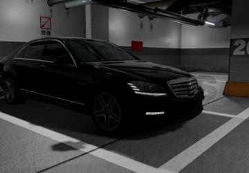 Мод Mercedes-Benz W221 версия 4.1 для BeamNG.drive (v0.32.x)