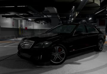 Мод Mercedes-Benz W221 версия 4.1 для BeamNG.drive (v0.32.x)