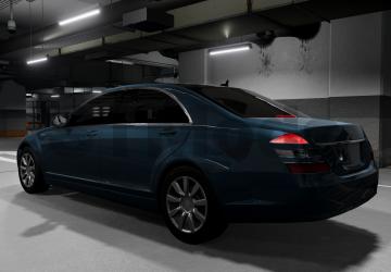 Мод Mercedes-Benz W221 версия 4.1 для BeamNG.drive (v0.32.x)