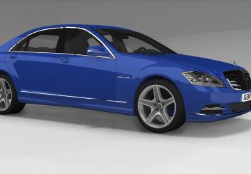 Мод Mercedes S Class W221 версия 1.0 для BeamNG.drive (v0.19)