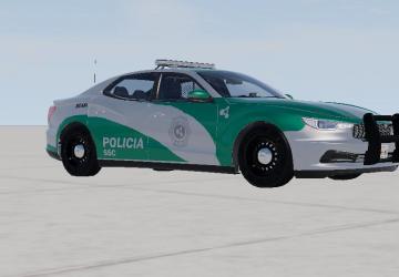 Мод Mexico City Police Skin версия 1.0.1 для BeamNG.drive (v0.31.x)