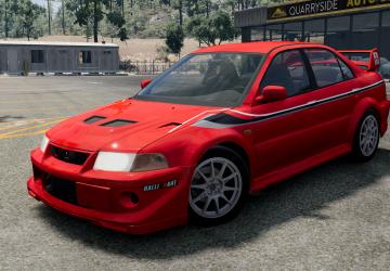 Мод Mitsubishi Lancer Evolution 5-6 версия 1.0 для BeamNG.drive (v0.30.x)