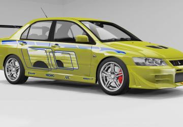 Мод Mitsubishi Lancer Evolution VII 2Fast2Furious v1.0 для BeamNG.drive (v0.23.5.2)