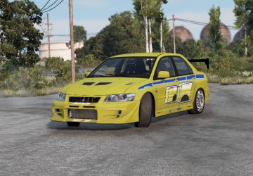 Мод Mitsubishi Lancer Evolution VII 2Fast2Furious v1.0 для BeamNG.drive (v0.23.5.2)