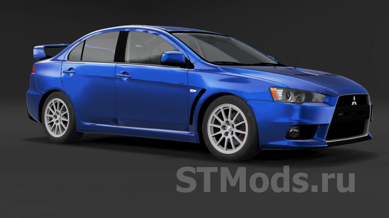 Скачать мод Mitsubishi Lancer Evolution VIII And X версия 1.0 для  BeamNG.drive (v0.24)