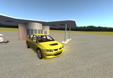 Мод MITSUBISHI LANCER EVOLUTION VIII версия 1.0 для BeamNG.drive (v0.13-0.15)