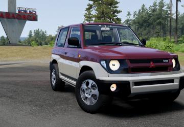 Мод Mitsubishi Pajero версия 1.0 для BeamNG.drive (v0.38.x)