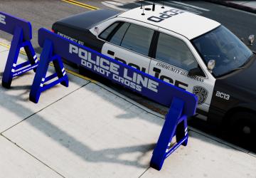 Мод Modern Police Barrier версия 1.0 для BeamNG.drive (v0.31.x)