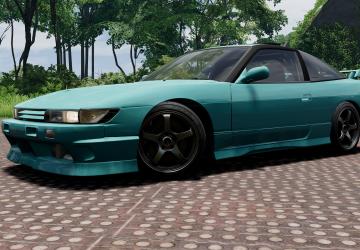 Мод Nissan 180SX версия 1.1 для BeamNG.drive (v0.37.x)