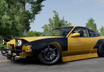 Мод Nissan 180SX версия 1.0 для BeamNG.drive (v0.38.x)