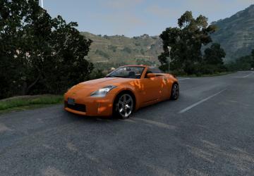 Мод Nissan 350Z версия 1.0 для BeamNG.drive (v0.27.x)