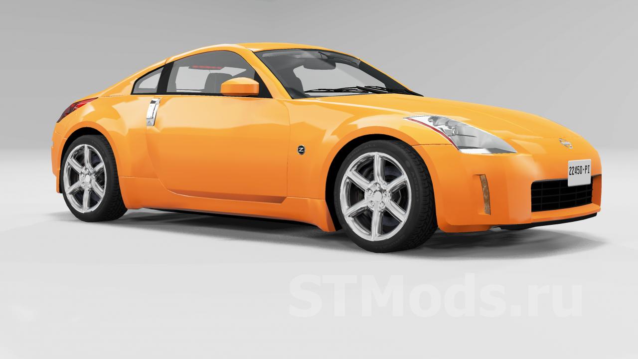 Скачать мод Nissan 350Z версия 1.0 для BeamNG.drive (v0.23.5)