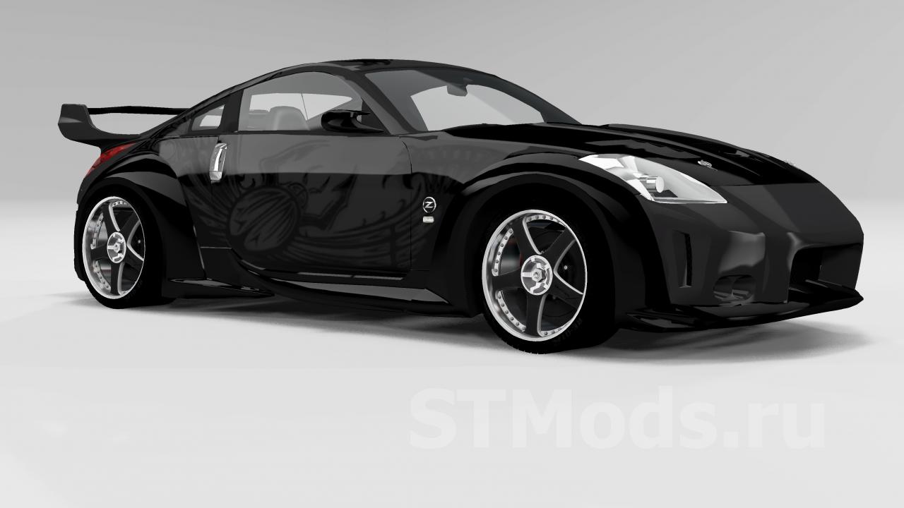 Скачать мод Nissan 350Z версия 1.0 для BeamNG.drive (v0.23.5)