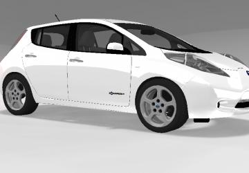 Мод Nissan Leaf версия 1.1 для BeamNG.drive (v0.19.4.2)