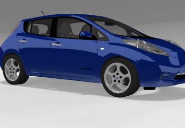 Мод Nissan Leaf версия 1.1 для BeamNG.drive (v0.19.4.2)