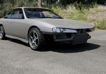 Мод Nissan Silvia S14 Kouki версия 1.0 для BeamNG.drive (v0.36.x)