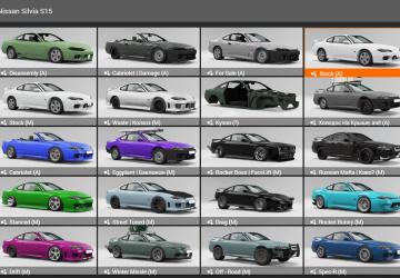 Мод Nissan Silvia S15 версия 1.0 для BeamNG.drive (v0.24.1.1)