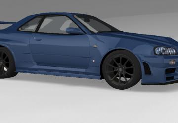 Мод Nissan Skyline R34 GT-R Nismo Z-Tune версия 1.0 для BeamNG.drive (v0.16)