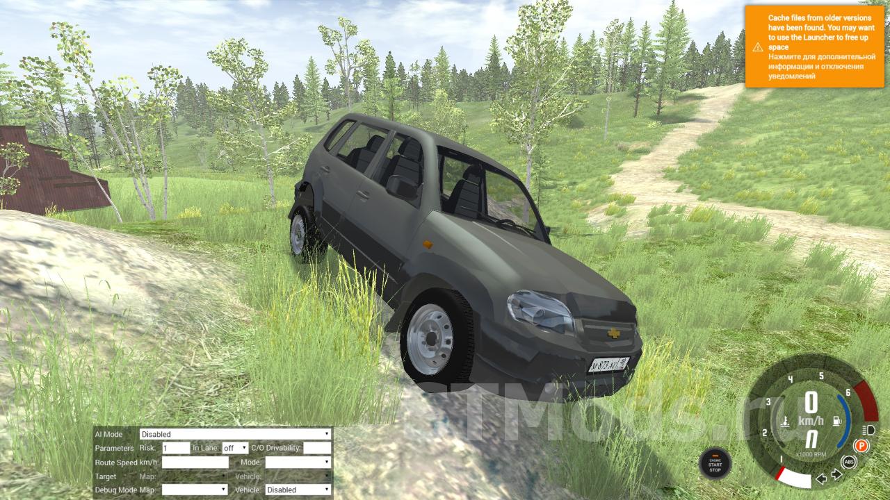 Скачать мод Niva Shevrolet 2010 версия 1.0 для BeamNG.drive (v0.12.0)