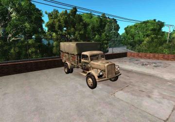 Мод Opel Blitz World War 2 версия 1.0 для BeamNG.drive (v0.18)