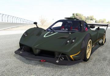 Мод Pagani Zonda R 2009 версия 1.0 для BeamNG.drive (v0.11.x)