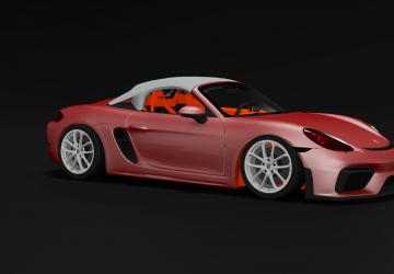 Мод Porsche 718 Boxster версия 2.0 для BeamNG.drive (v0.20)