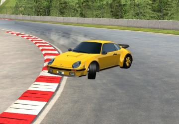 Мод Porsche 911 TURBO версия 1.0 для BeamNG.drive (v0.16.x)