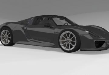 Мод Porsche 918 Spyder версия 1.1 для BeamNG.drive (v0.19.4.2)