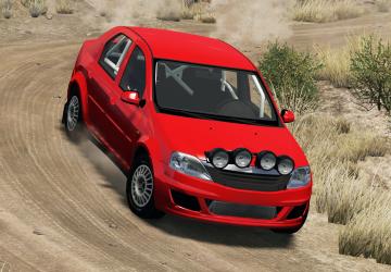 Мод Renault Logan версия 1.0 для BeamNG.drive (v0.20.2)