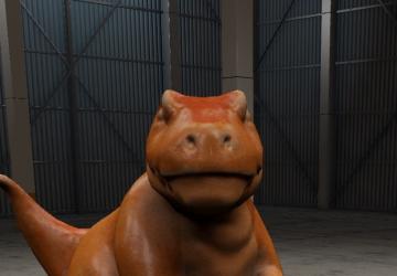 Мод Rexy Statue Prop Mod версия 1.2 для BeamNG.drive