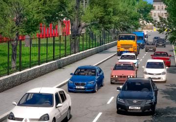 Мод Russian Traffic Pack версия 1.0 для BeamNG.drive (v0.38.x)