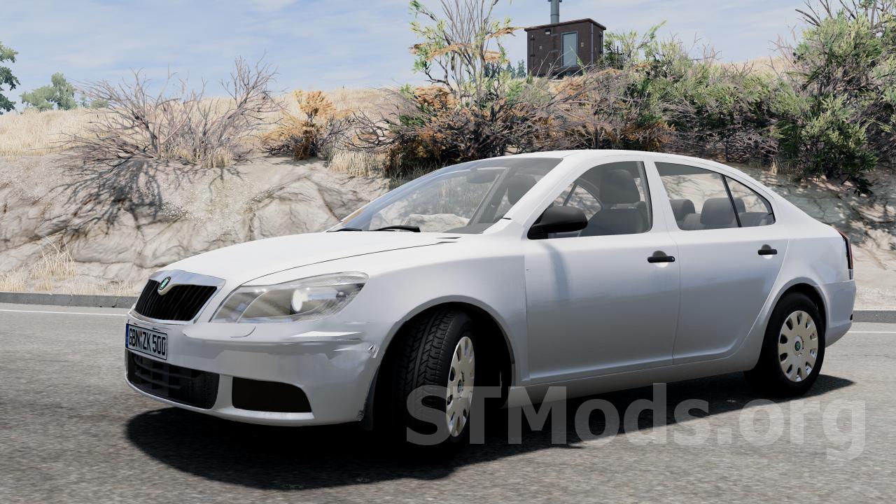 Скачать мод Skoda Octavia (1Z) (2004-2013) версия 1.0 для BeamNG.drive  (v0.30.x)