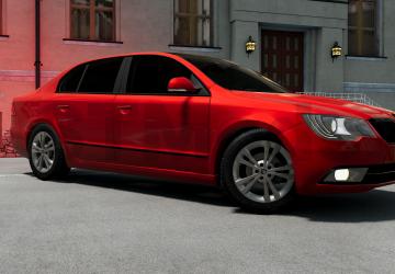 Мод Skoda Superb (3T) (2008-2015) версия 1.1 для BeamNG.drive (v0.37.x)