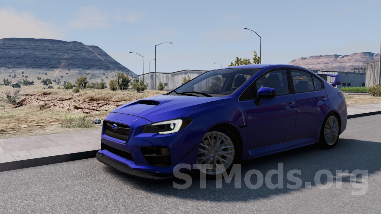 Скачать мод Subaru Impreza WRX STI 2017-2019 версия 1.0 для BeamNG.drive  (v0.29.x)