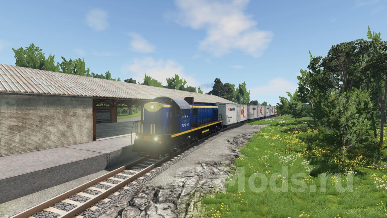 Скачать мод TЭM2 Locomotive версия 0.10 для BeamNG.drive (v0.23)