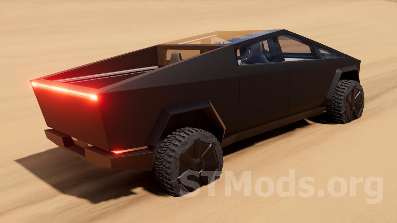 Скачать мод Tesla Cybertruck версия 1.0 для BeamNG.drive (v0.30.x)