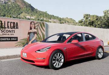 Мод Tesla Model S версия III для BeamNG.drive
