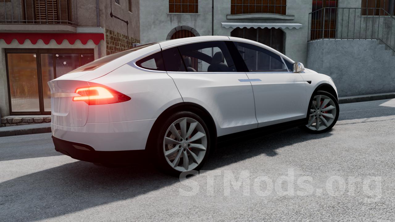 Скачать мод Tesla Model X версия 1.0 для BeamNG.drive (v0.29.x)