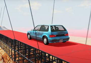 Мод The CrashHard Steel Bridge версия 1.0 для BeamNG.drive